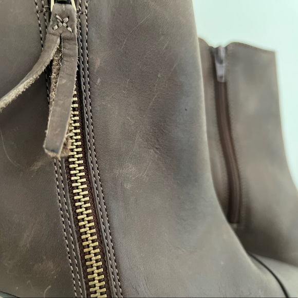 Clarks Verona Trish Taupe Leather Womens - Picture 5 of 8